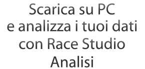 Scarica su pc e analizza i tuoi dati con RaceStudio Analisi